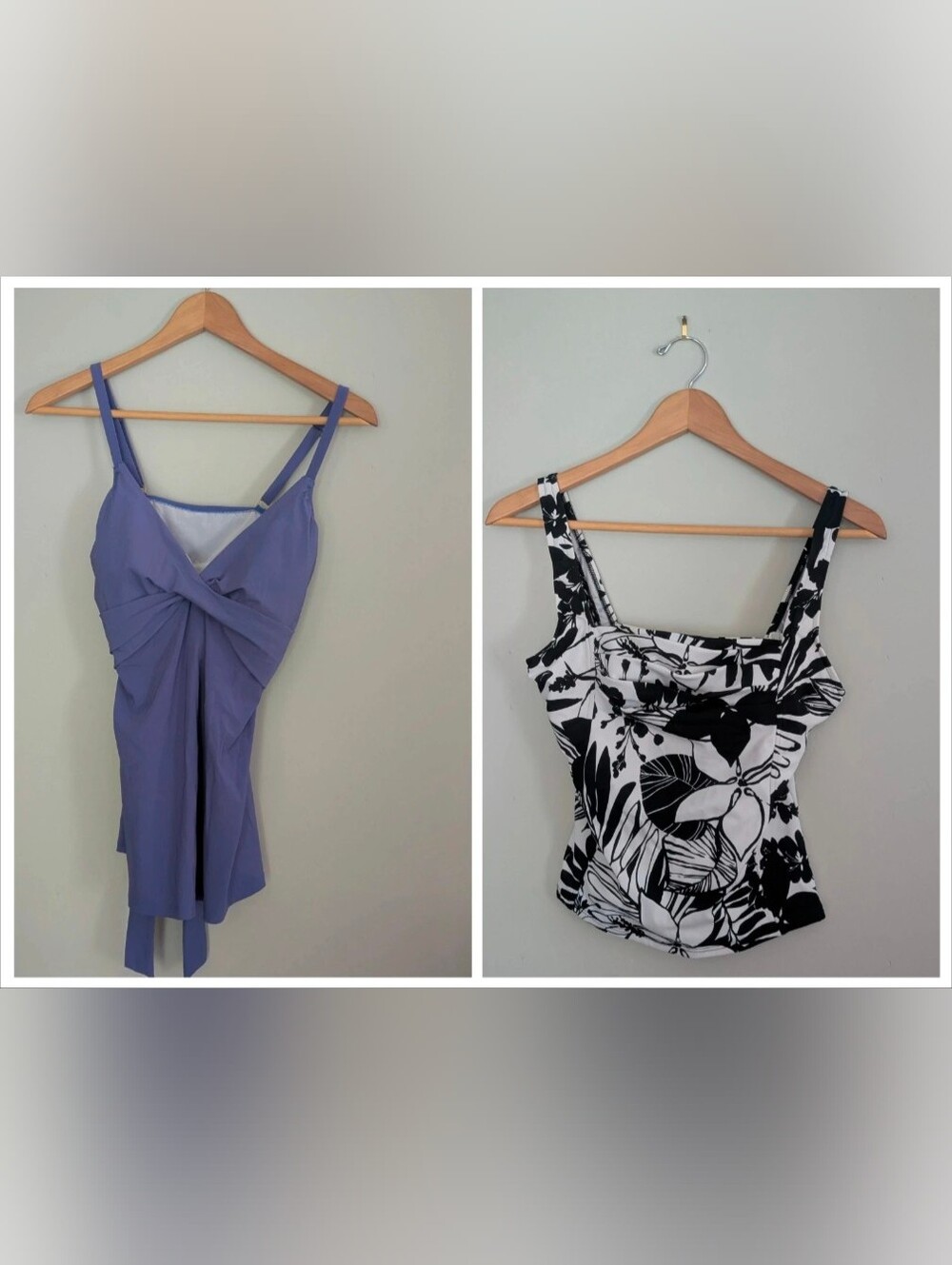 Two Tankini Tops | Women's 12 | NWOT